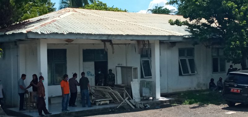 Asrama putra RSUD TC Hillers Maumere yang disulap menjadi ruang isolasi virus corona