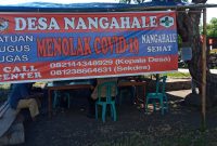 Posko Desa Siaga Nangahale, Sabtu (4/4)