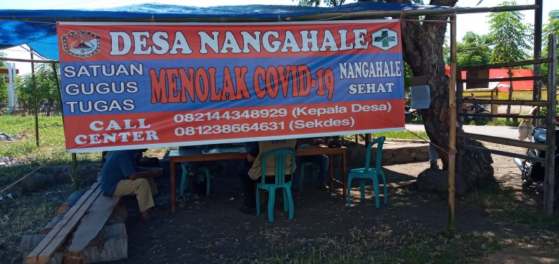 Posko Desa Siaga Nangahale, Sabtu (4/4)