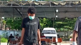 Stephen tiba di Posko Satgas Covid Sikka, Senin (27/4)