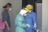 Suasana di ruang isolasi RSUD TC Hillers Maumere beberapa waktu lalu (foto: istimewa)