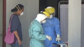 Suasana di ruang isolasi RSUD TC Hillers Maumere beberapa waktu lalu (foto: istimewa)