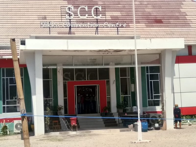 Gedung SCC, salah satu lokasi karantina di Kabupaten Sikka