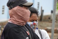 VF, pemuda asal Desa Nebe di halaman ruang isolasi RSUD TC Hillers beberapa waktu lalu
