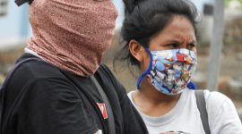 Pasutri asal Desa Nebe yang sudah dinyatakan bebas virus corona