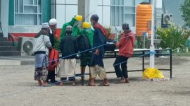 Klaster Gowa dari Parumaan dan Kojadoi tiba di Gedung SCC, Selasa (5/5)