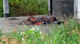 Penemuan mayat di lokasi TMP Kelurahan Alok, Rabu (6/5)