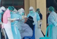 Pengambilan swab beberapa waktu lalu