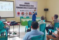 Suasana Lokakarya Penyusunan Rencana Operasi Penanganan Covid 19 di Kabupaten Sikka, Jumat (29/5)