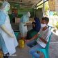 Suasana rapid test di wilayah kepulauan, Minggu (3/5)
