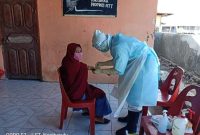 Suasana rapid test di wilayab kepulauan, Minggu (3/5)