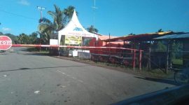 Suasana di Rowa, perbatasan Nagekeo dan Ngada, Sabtu (29/5)