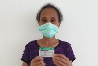 Iknasia, warga Kecamatan Waiblama
