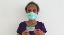 Iknasia, warga Kecamatan Waiblama
