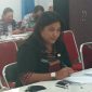 Kepala Dinas PKPP Kabupaten Sikka Margaretha Da Maga Bapa di ruang Pansus 1 DPRD Sikka, Selasa (28/7) 