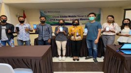 Sosialisasi Aplikasi Edabu Mobile Versi 1.0 kepada Badan Usaha di Flores Timur beberapa waktu lalu
