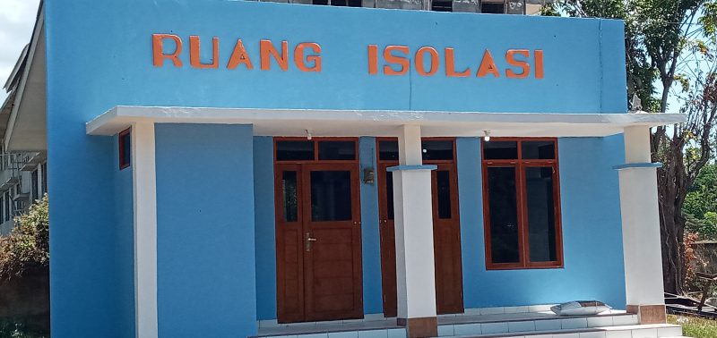 Ruang Isolasi Dinkes Sikka, tempat pasien positip EV diisolir