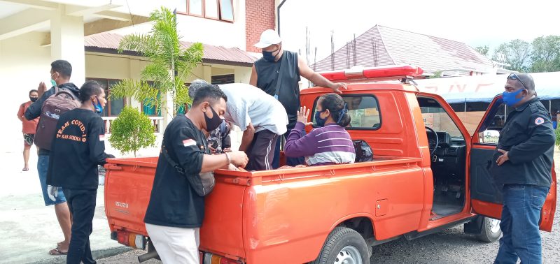 Pemulangan warga karantina ke rumah masing-masing, Kamis (6/8)
