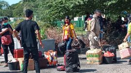 Pelaku perjalanan dipulangkan ke rumah masing-masing, Jumat (21/8)