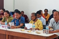 Rapat dengar pendapat antara Komisi 3 DPRD Sikka dan Dinas PKO, Kamis (27/8)