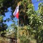 Bendera merah putih dipasang terbalik di Tanaduen Kecamatan Kangae (foto: istimewa)