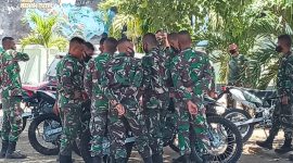 Prabinsa Kodim Sikka saat hendak menjalani swab test beberapa waktu lalu