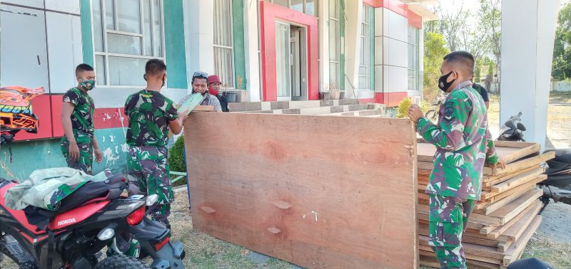 Persiapan pemanfaatan kembali Gedung SCC sebagai lokasi karantina terpusat, Selasa (22/9)