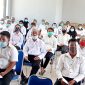 Peserta SKB CPNSD Kabupaten Sikka sedang berada di ruang sterilisasi, Selasa (29/9)