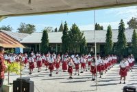 Apel pagi di SDI Wairklau sebelum KBM tatap muka, Selasa (1/9) (foto: istimewa)