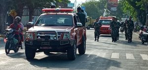 Syukuri Sembuh Corona, 11 Tentara Longmarch ke Barak