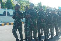 Prabinsa yang sembuh corona kembali ke Makodim, Senin (5/10)