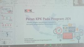 Materi Direktorat Penelitian dan Pengembangan KPK pada Workshop Media, Kamis (22/10)