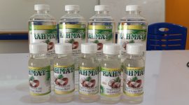 Produk VCO Rahmat siap dipasarkan