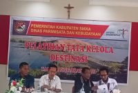 Kegiatan 
Pelatihan Tata Kelola Destinasi di Aula Santo Camilus Social Center, Kamis (22/10)