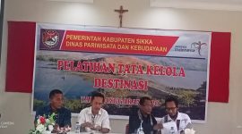 Kegiatan 
Pelatihan Tata Kelola Destinasi di Aula Santo Camilus Social Center, Kamis (22/10)