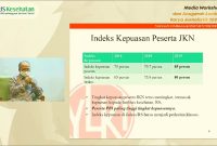 Ketua Pengurus Harian YLKI Tulus Abadi sedang memaparkan materi pada Media Workshop BPJS Kesehatan, Jumat (23/10)