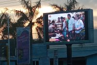 Videotron di Jalan Gajah Mada Maumere