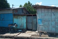 Dua bangunan rumah tinggal yang menjadi objek sengketa lahan di Wairotang
