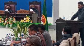 Anggota Fraksi PDIP Alfridus Melanus Aeng