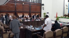 Suasana sidang paripurna RAPBD 2021