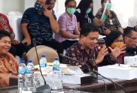 Suasana rapat anggaran beberapa waktu lalu