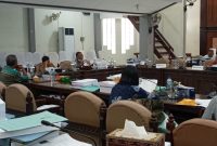 Suasana sidang anggaran DID, Jumat (27/11)