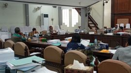 Suasana sidang anggaran DID, Jumat (27/11)