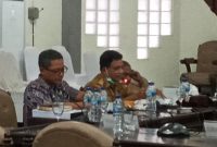 Penjabat Sekda Sikka pada rapat anggaran, Jumat (27/11)
