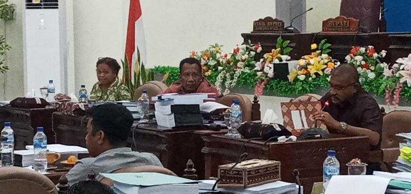 Suasana sidang anggaran antara Banggar DPRD dan TAPD