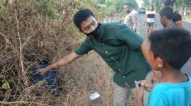 Ransel bendahara desa ditemukan di Jalan Brai