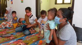 Anak-anak stunting di Rumah Pemulihan Stunting pada Agustus 2020 lalu