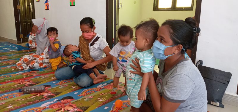 Anak-anak stunting di Rumah Stunting pada Agustus 2020 lalu