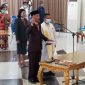 Bupati Sikka melantik Adrianus Firminus Parera sebagai Sekda Sikka di Gedung SCC, Rabu (23/12)