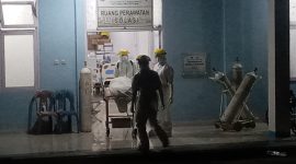 Jenazah BM dipindahkan ke kamar mayat, Senin (28/12) malam
